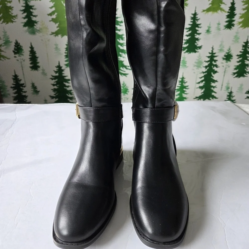 Liz Claiborne Jepson Stacked Heel Over the Knee Boots
